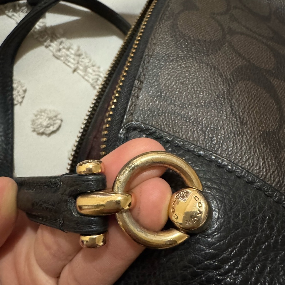Coach Dark Brown Crossbody Bag - Picture 9 of 10